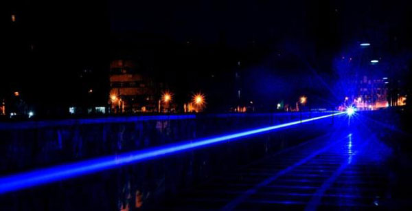 Blue Laser Pointer Beam Light
