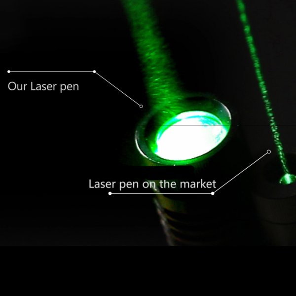 Separated Crystal Green Laser Pointer