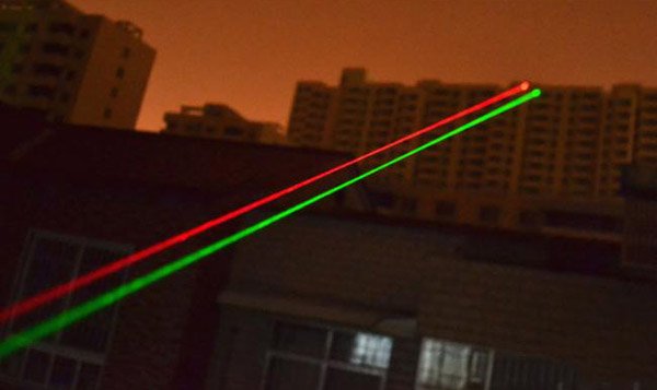 Single Laser Pointer Beam